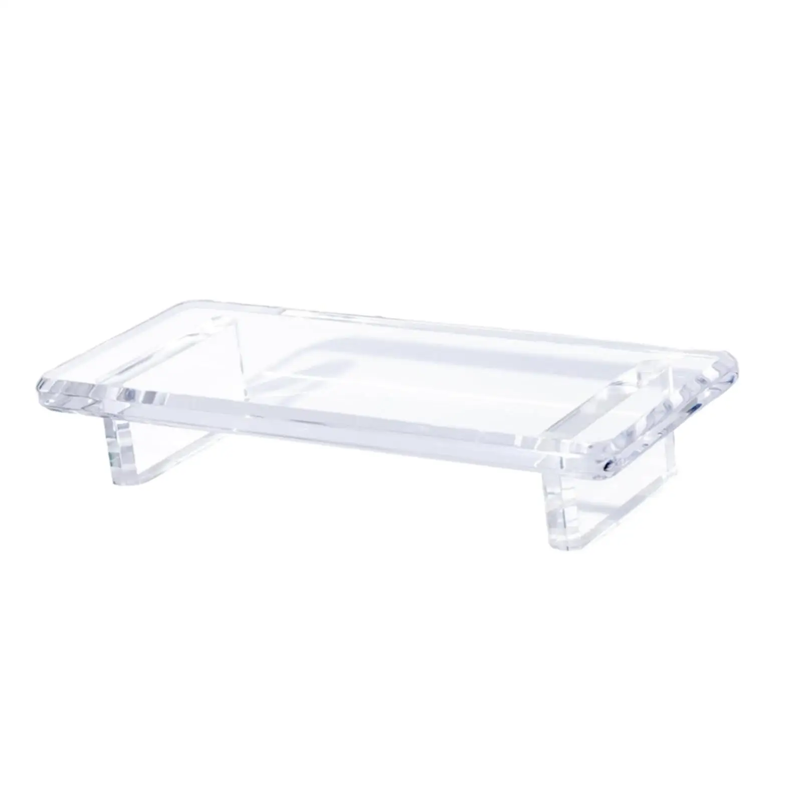 الحمام مكافحة صينية 22x9x3.8 سنتيمتر الاكريليك مستطيل الفضاء توفير المدمجة صحن الصابون الناهض للزينة بالوعة الغرور كونترتوب