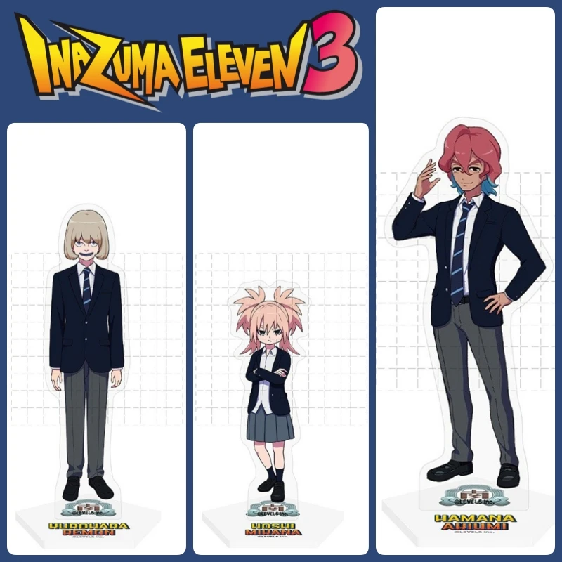 

INAZUMA ELEVEN 11 Game Acrylic Stand Doll Anime Endo Mamoru Shuya Goenji Ichirota Kazemaru Figure Model Gifts 15cm