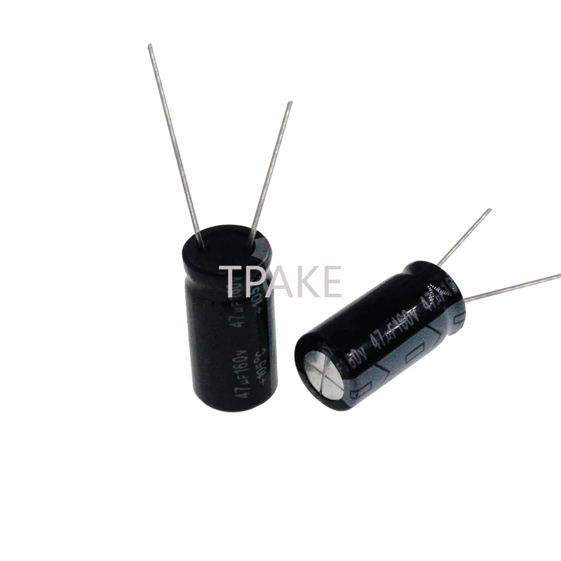 160V 1mF 2.2mF 4.7mF 10mF 22mF 33mF 47mF 100mF 220mF 330mF Aluminum Electrolytic Capacitor Radial