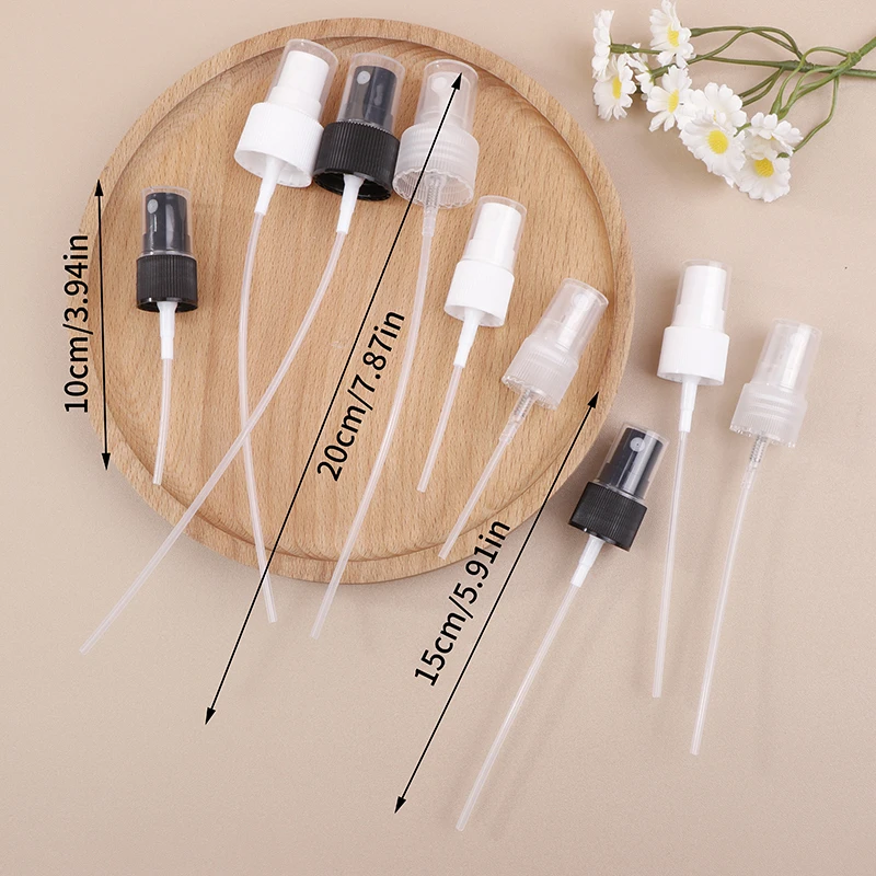 10Pcs Portable Spray Bottle Tops Pump Perfume Nozzle Fine Mist Sprayer Head Replacement Refillable Essential 18/20/24mm