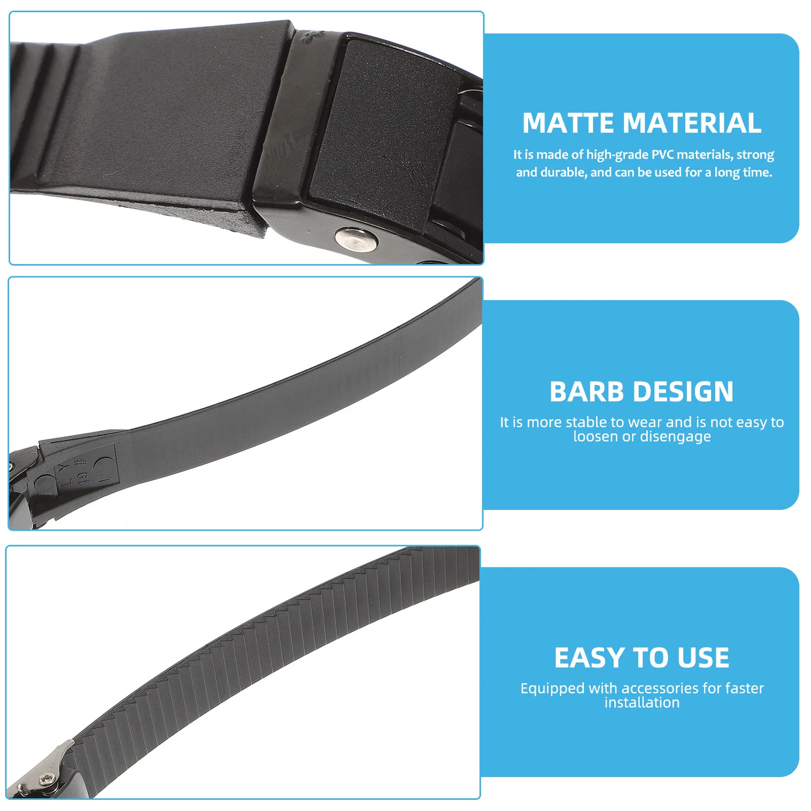 

3 комплекта сменных пряжек для роликовых коньков с профессиональным зубчатым зажимным механизмом, простая установка с помощью винтов