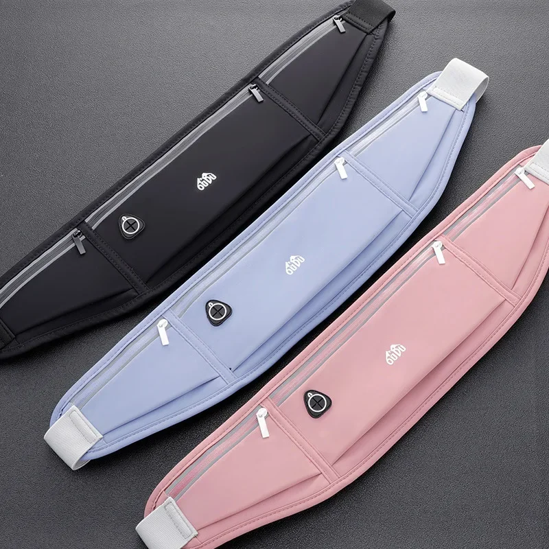 Sports Fanny Pack Women Running Belt Waist Bag Men Waterproof Gym Banana Bags Phone Pouch Run Accessories