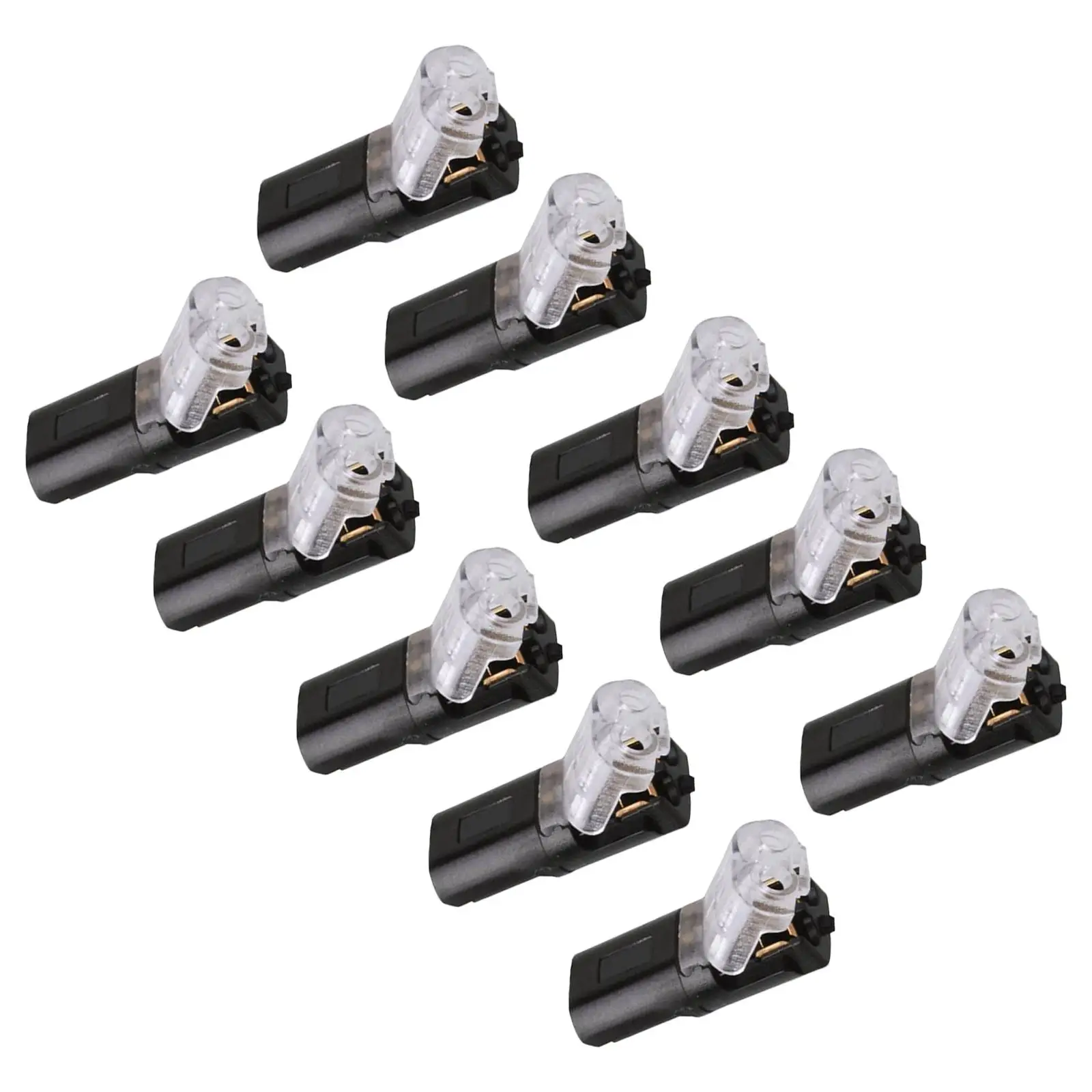 10x Pluggable LED Wire Connectors Spring Wire Connectors Wire Wiring Connectors