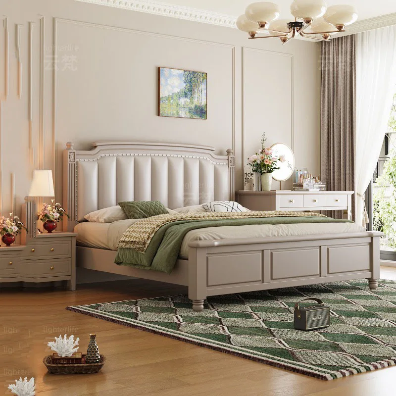 Design Floor Bed Bedroom Queen Double Children Luxury Modern Girls Sleeping Mobile Bed Princess Muebles Lounge Suite Furniture