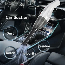 Household Car Handheld Vacuum Cleaner Super Suction High Power Portable Sweeper Cleaning Room Good Assistant