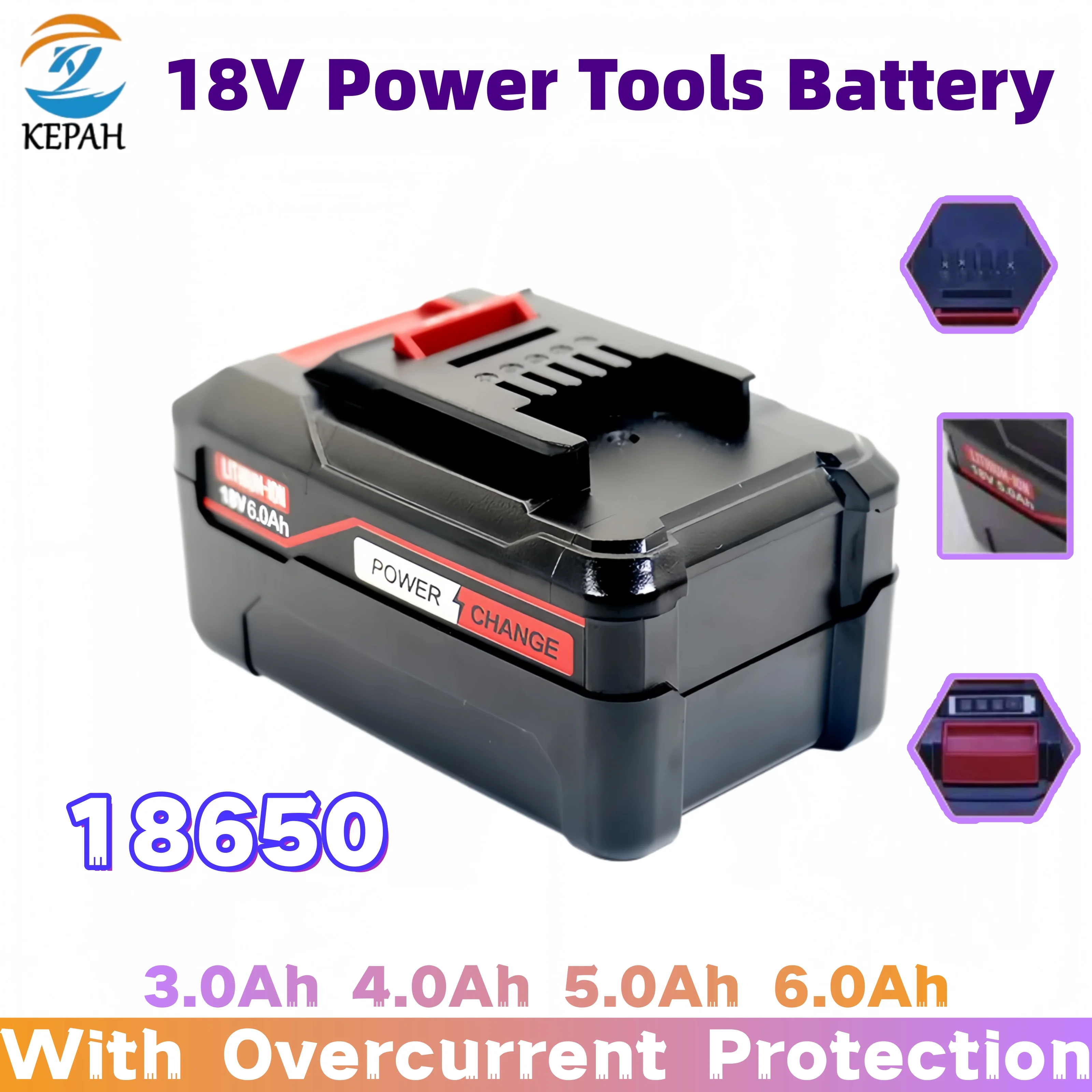 18V 3.0-6.0Ah For E… - image