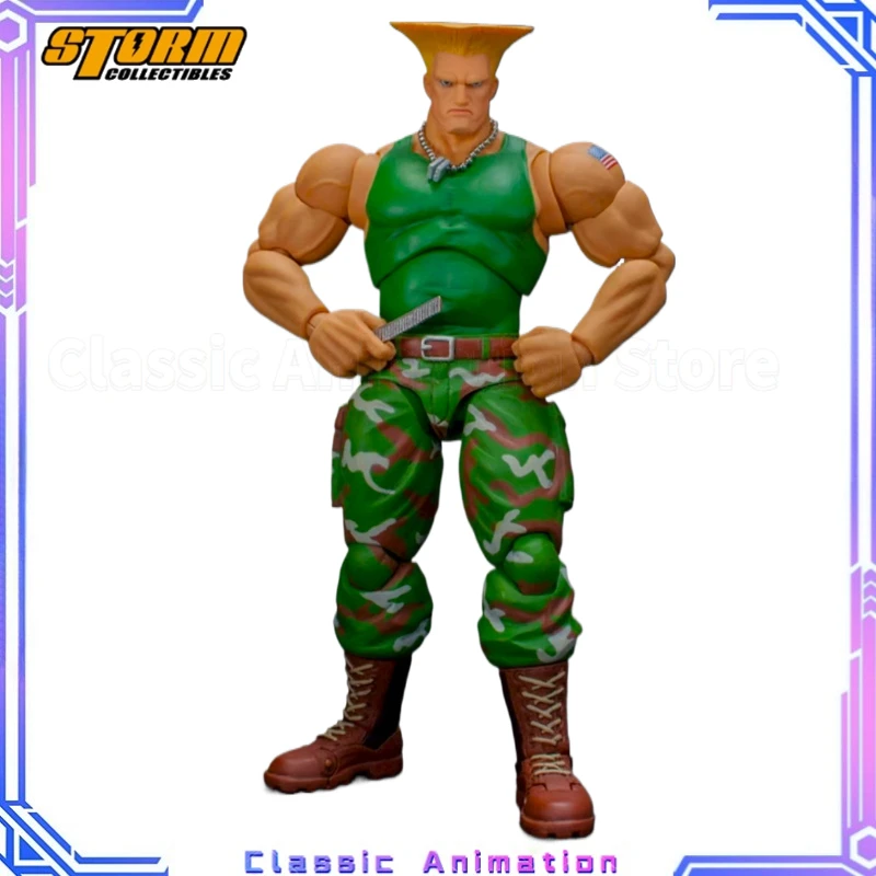 

【Оригинал】Storm Collectibles Ultra Street Fighter II: The Final Challengers Guile 1/12 Фигурка Модель игрушки