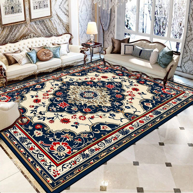 Modern Bohemian Large Rugs for Living Room Luxury Decoration Home Bedroom Bedside Carpet Easy Cleaning Lounge Floor Mat Boho Rug