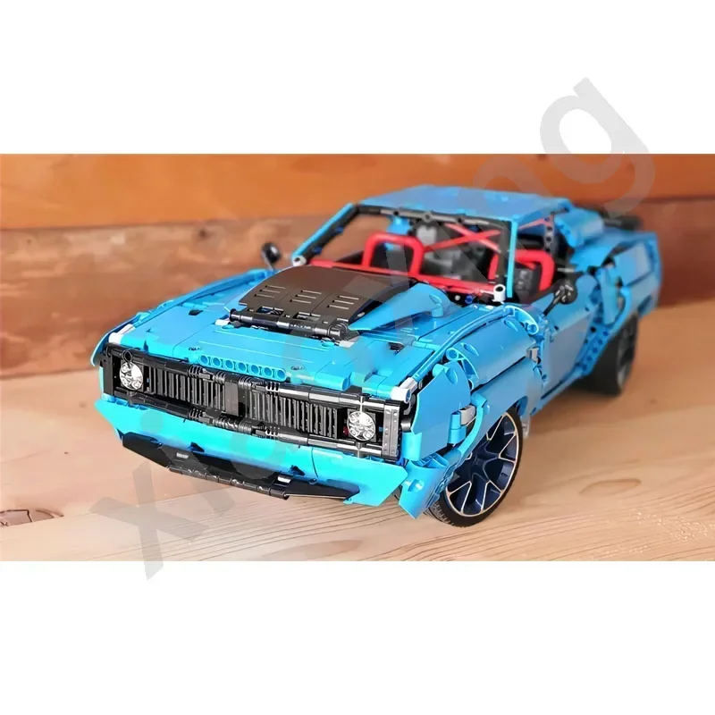 MOC-75495 Nuovo Supercar SS'68 Modello di blocchi di auto sportive • 2766 parti educative per bambini Regalo di compleanno personalizzato per bambini