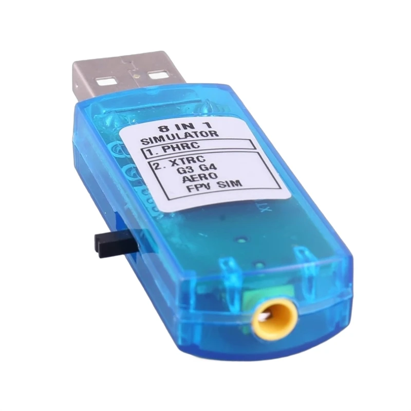 AZ5.0 8 In 1 USB Simulator Penerbangan Emulator Penerbangan Komputer untuk XTR5 FMS FPVS Helikopter Pesawat Dropship Sayap