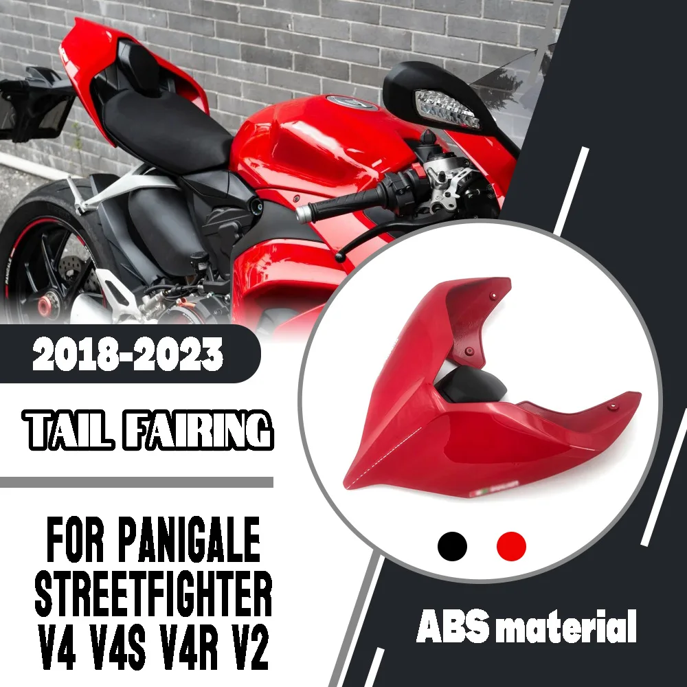 For DUCATI Panigale Streetfighter V4 V4S V2 2018-2023 Motorcycle Rear Tail Hump Rear Tail Fairing Rear Hump Single Seat Cover