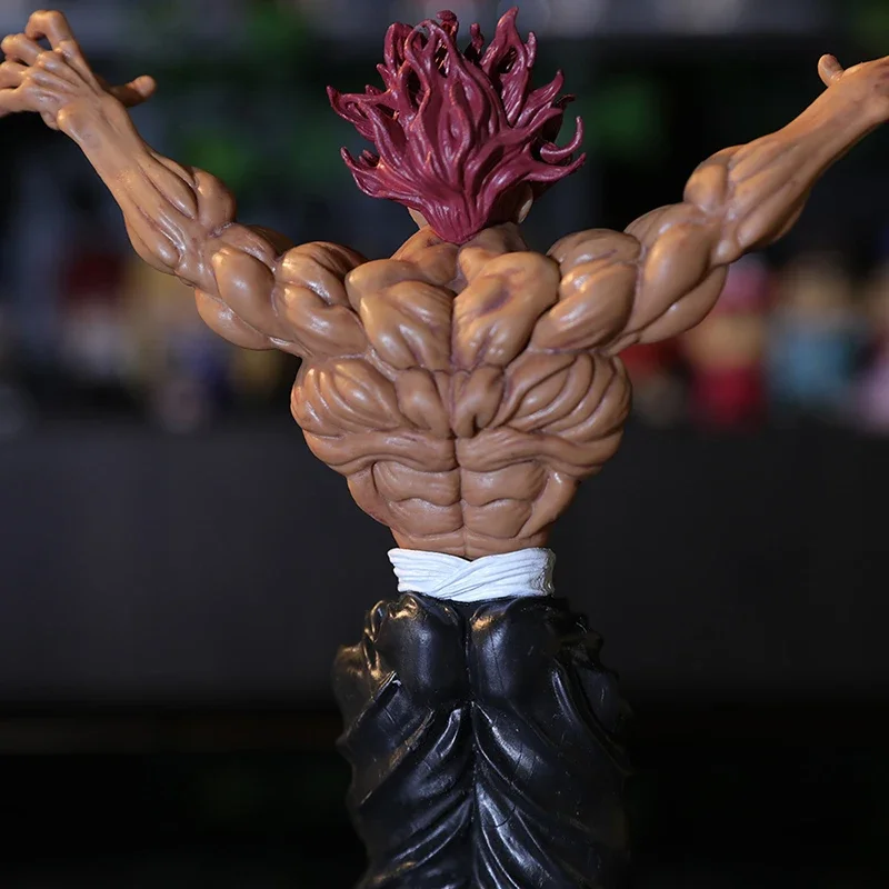 Hanma Yujiro Action Figure Anime Peripheral Muscle Male Model  Play Toy Ornament Statue Kids Handmade Product Collection Doll