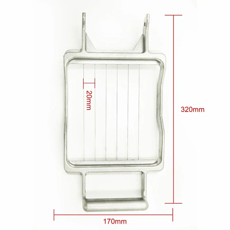 Formaggio manuale Sushi Tofu salsiccia affettatrice multifunzionale verdura frutta 10mm-20mm affettatrice limone taglierina macchina utensili da cucina
