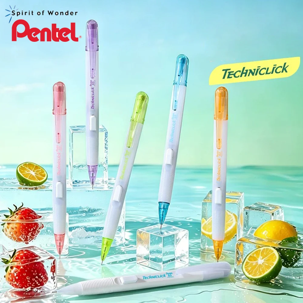 

New Japan Side Press Mechanical Pencil Set Pentel Summer Limited PD105 Hard Core Automatic Pencil 0.5mm School Stationery
