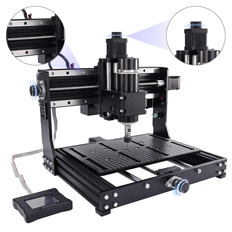 CNC Router Machine 3020Plus 500W Spindle Wood Engraving Machine for Wood Metal Higher Precision 3 Axis Wood Cutting Engraver Kit