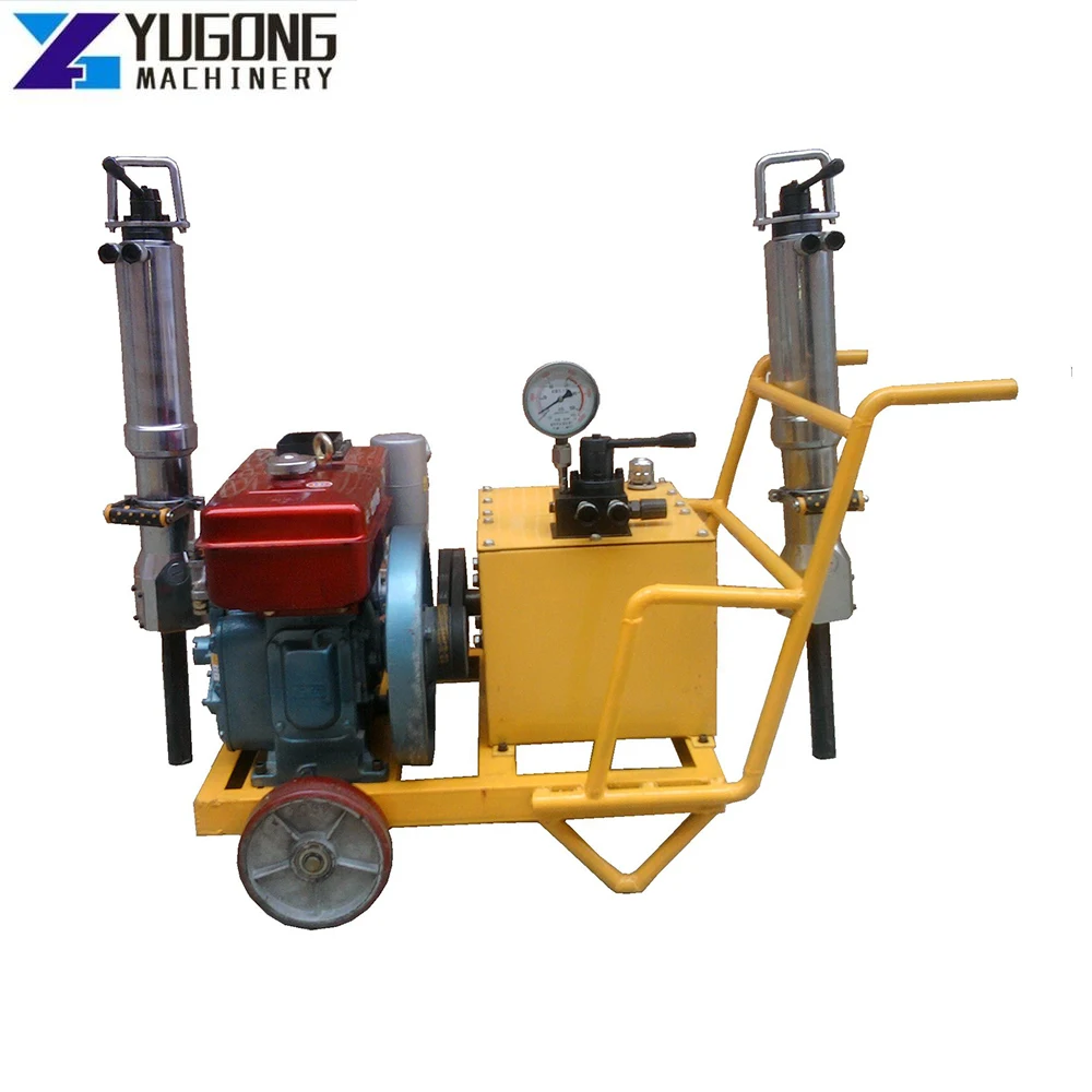 YG Factory Price Big Power Hydraulic Rock Splitter Machine Widely Using Hydraulic Stone Splitting Breaking Equipment for Sale