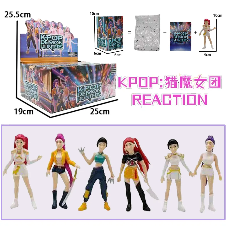 Boîte aveugle de chasseurs de démons Kpop, modèle de jouet Rumi Mira Zoey Sussy, Collection pour enfants et boîte mystère Surprise, cadeau, 2026