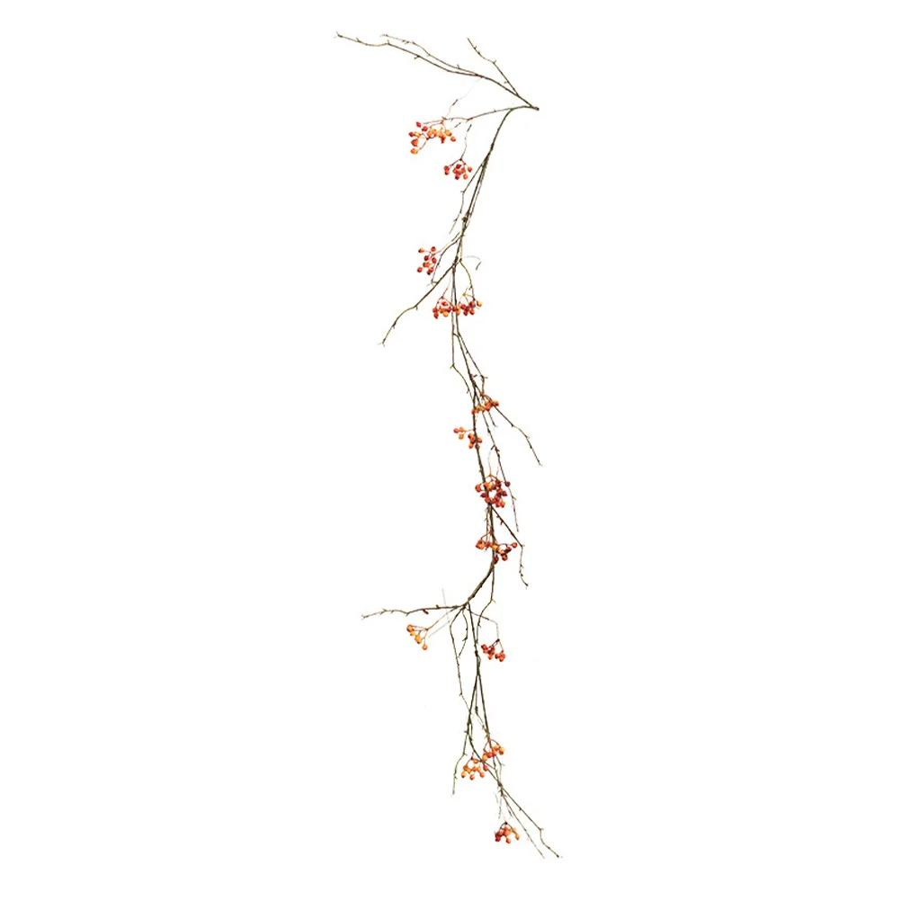 

Artificial Berry Realistic Home Decor Plastic Vine Office Festive Party Supplies Hanging Rattan Fake Berry Flower