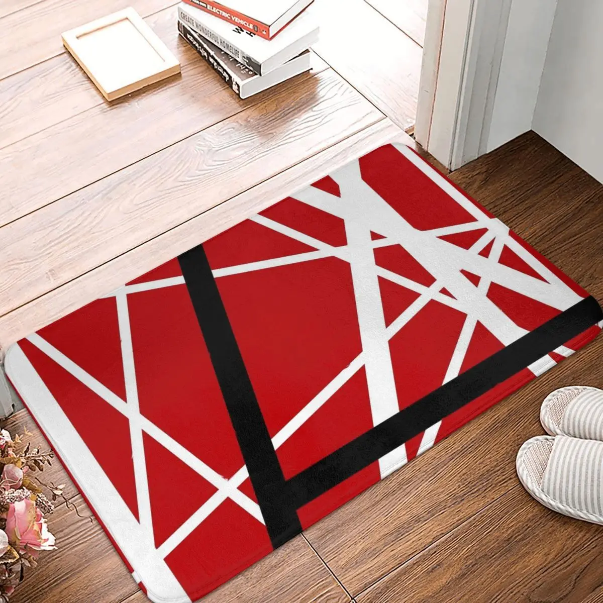 Bath Mat Kitchen Shower Room Van Halen Foot Mat Frankenstien Art Fashion Toilet Pad Quick Dry Non Slip Printed Bathroom Rug