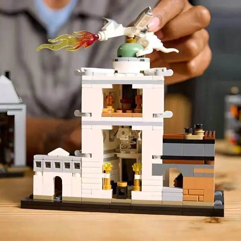 2750 Magic Shop Street View Modèles de construction 76444-Briques créatives, adaptées aux cadeaux d'anniversaire et de noël pour enfants