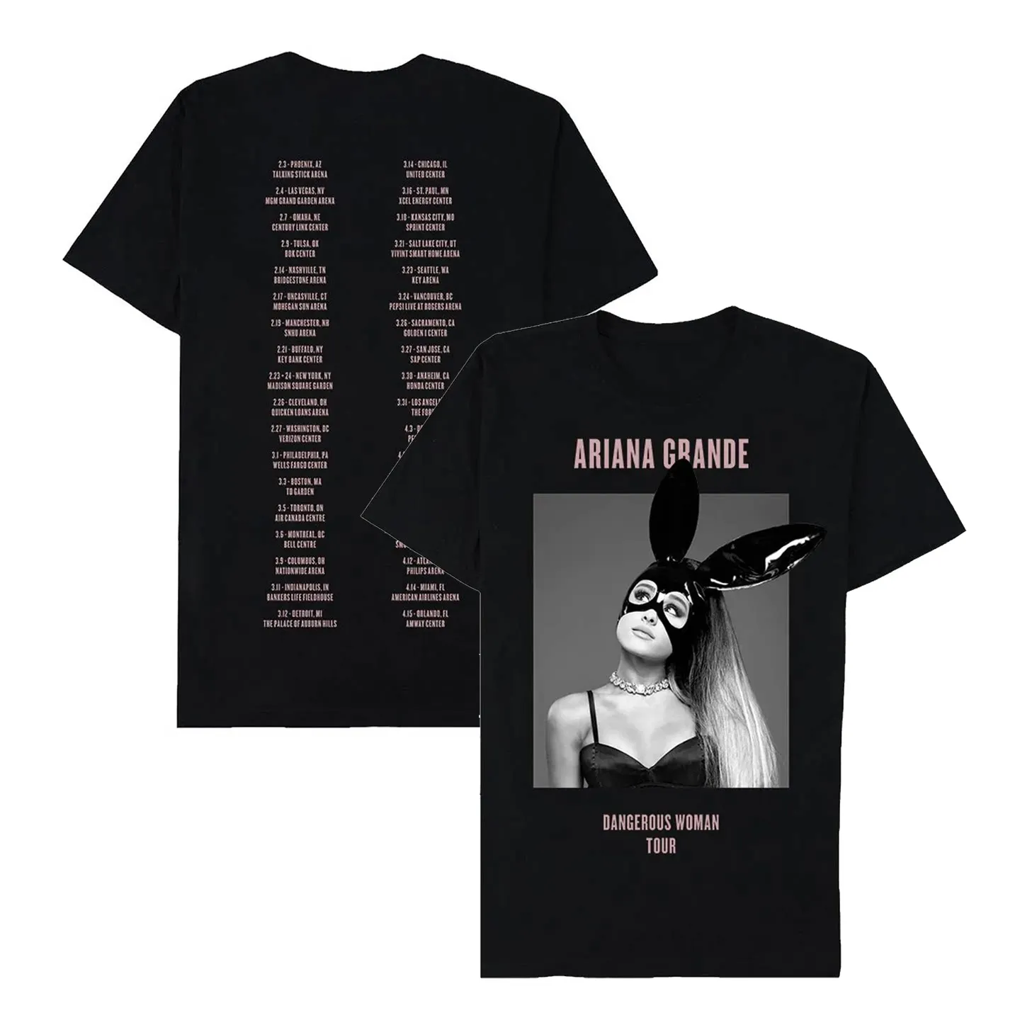 Pop Ariana Grande American Pop Rock Female Singer Cotton Summer T-shirt Short Sleeve