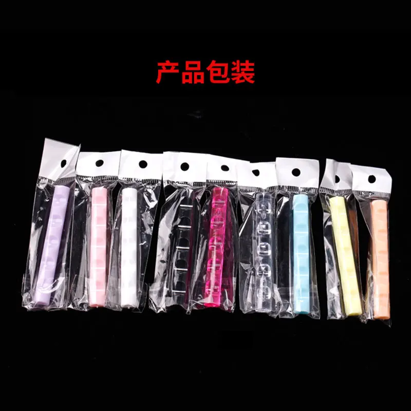 Organizer na pędzle do paznokci z 5 przegródkami, akrylowy, przezroczysty stojak na długopisy, ekspozytor, akcesoria do manicure