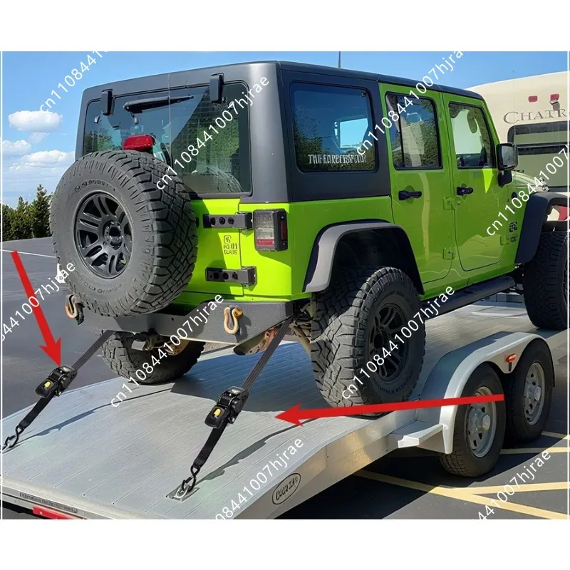 Heavy Duty Auto Retractable Ratchet Tie Down Strap 50mm 3.04m 1000KG Lashing Belt With Double S Hooks
