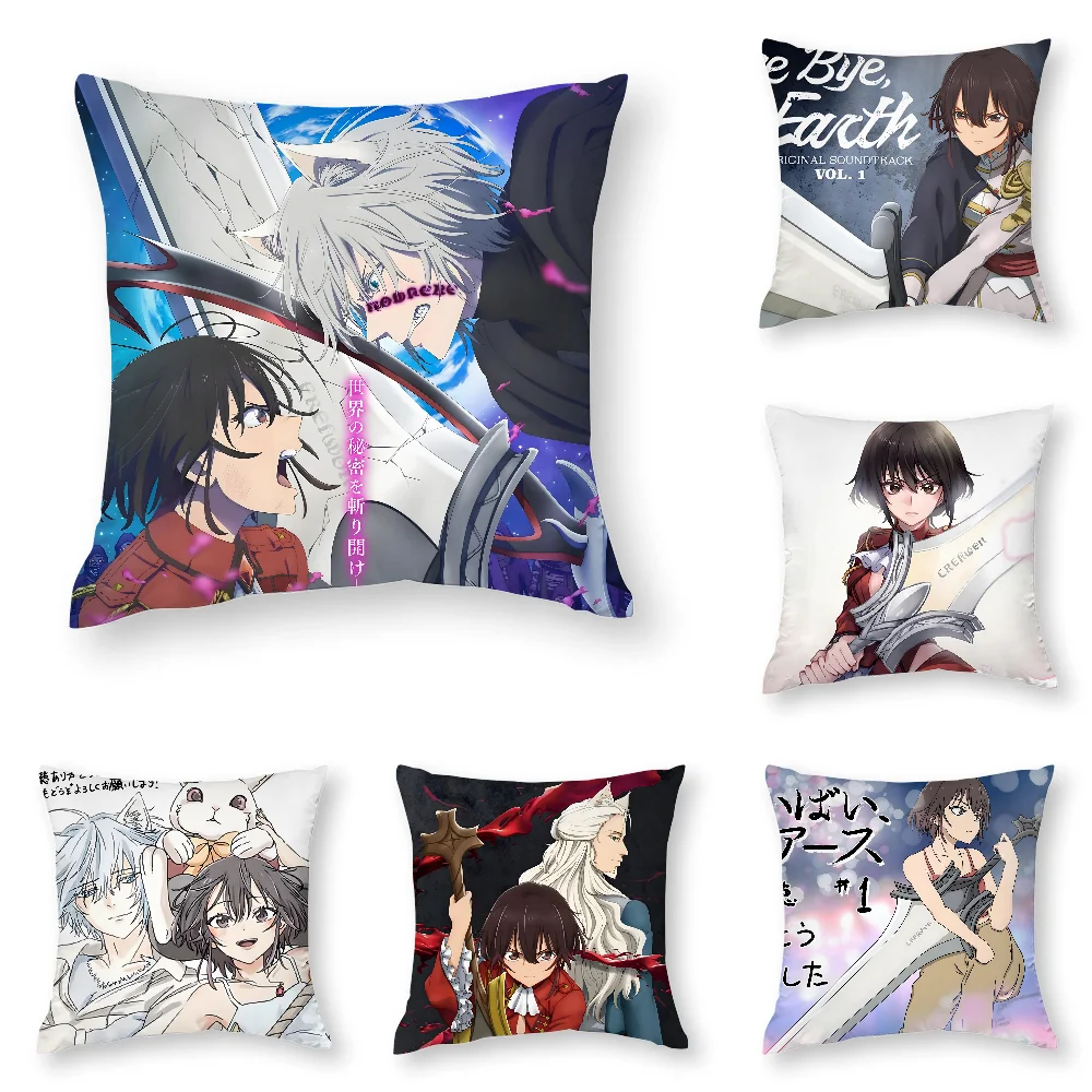 

Bye Bye, Earth Pillow Case 3D Print Polyester Fiber 40*40 cm Home Sofa Throw Pillow Cover Decoration Festival Gift