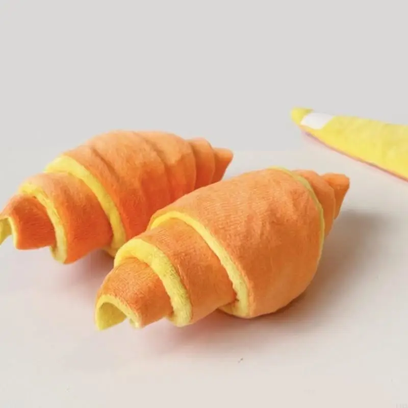   Interactive Dog Chewing Toy Treat Dispenser Plush Fabric Squeaky Toy for Puppy