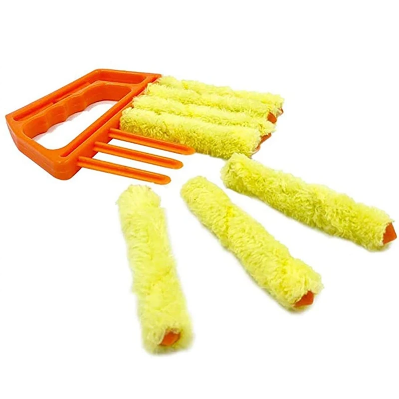 7 Teeth Blind Cleaner Brush - Mini Hand-Held Cleaner Brush Shutter Brush Air Conditioner Household Cleaning Brush Tool