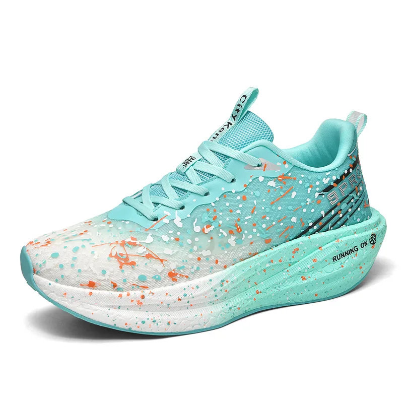 حذاء الجري الرجالي ماراثون للرجال رياضي خفيف الوزن يسمح بمرور الهواء للنساء مريح مانع للانزلاق في الفصول الأربعة حذاء الجري في الهواء الطلق