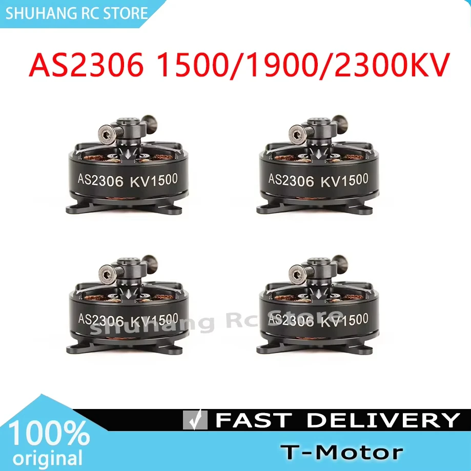 

Бесколлекторный двигатель T-Motor AS2306 с коротким валом KV1500/KV1900/KV2300 2-3S для F3P 3D 4D радиоуправляемых самолетов и фристайл-дронов