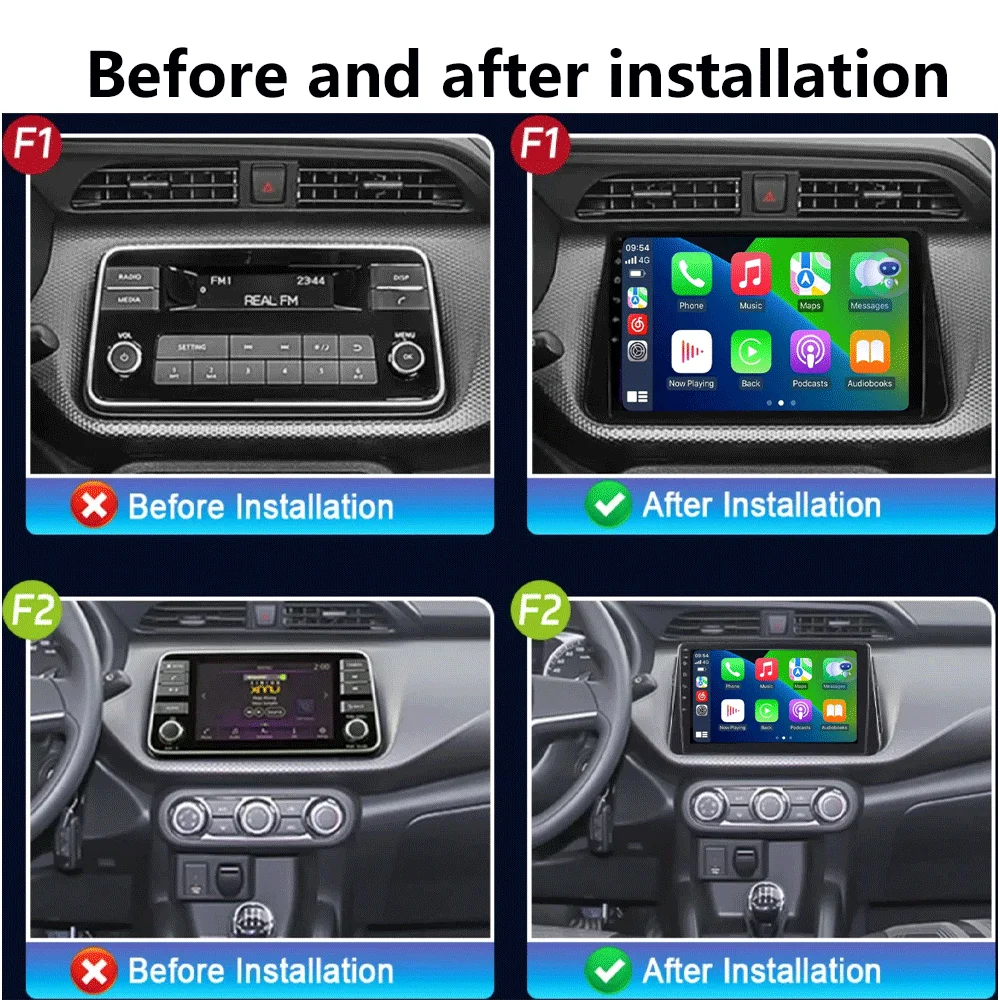 Android 15 For Nissan Kicks P15 2017 - 2021 Car Radio Multimedia Video Player Navigation Stereo GPS Autoradio Carplay NO DVD