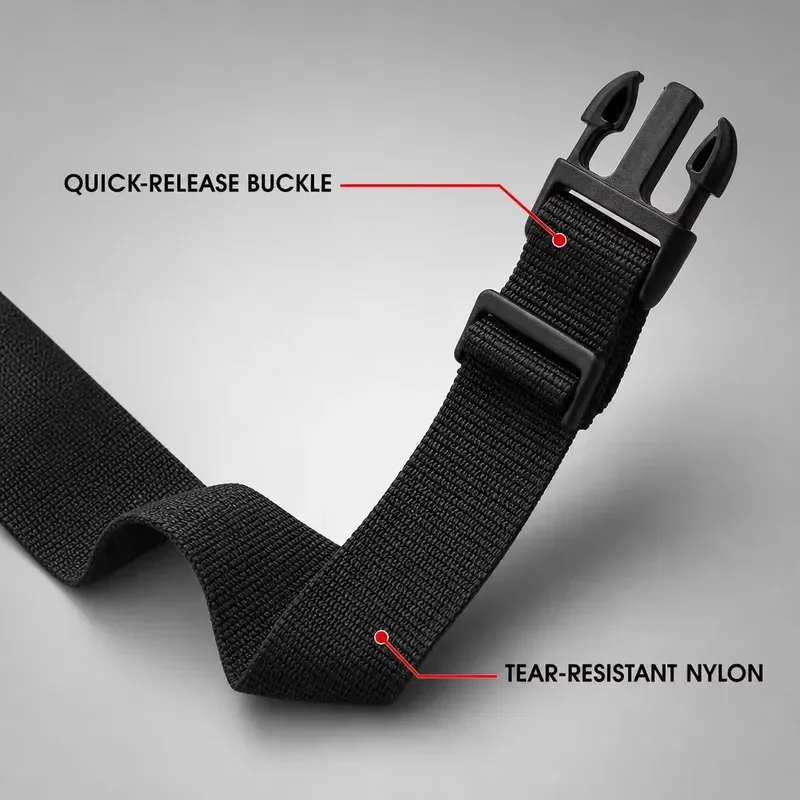 Wheelchair Seat Belt Adjustable Safety Restraint Strap Non-slip Anti-fall Elderly Wheelchair Accessories with Buckle