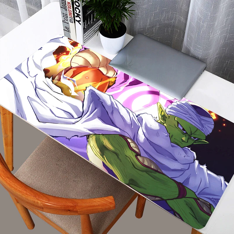 DBZ Dragon Ball Piccolo Muismat Spel 90x400 Rubber Mini Pc Toetsenbord Laptop Computer Snelheid Bureau Mat Gaming accessoires Muismat