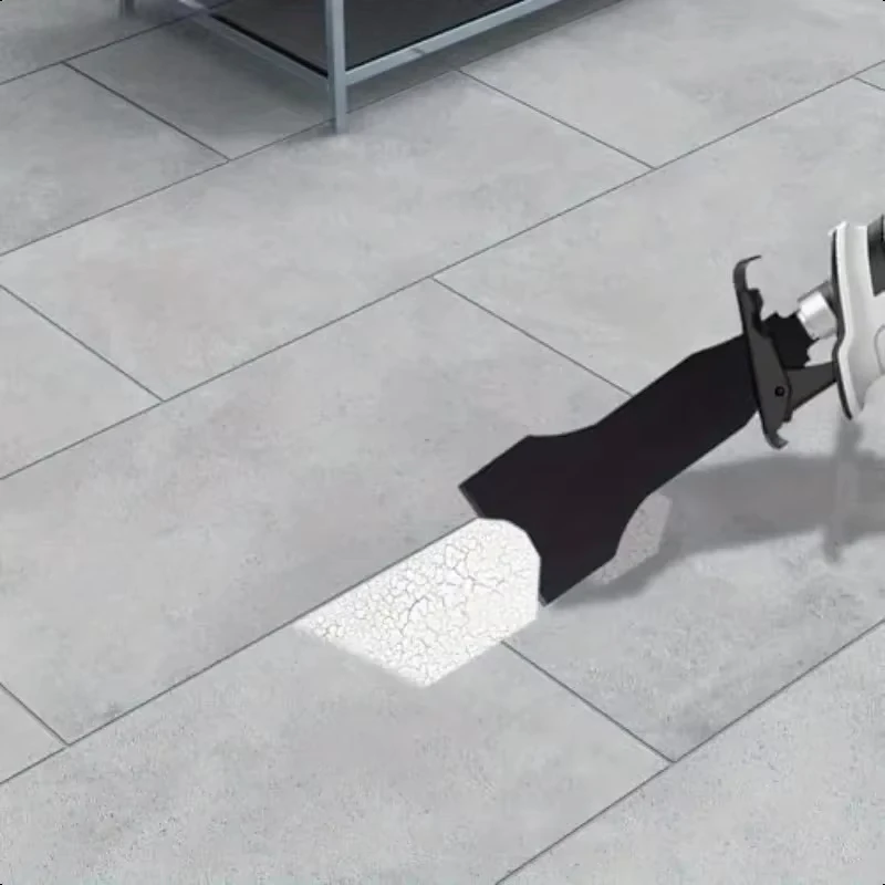 ชุดใบเลื่อยตัดเหล็กแบบลูกสูบสำหรับงานหนัก 4 ชิ้น สำหรับงานขูดเหล็ก กระเบื้อง ปูน กำจัดคราบสกปรกบนผนังและพื้น