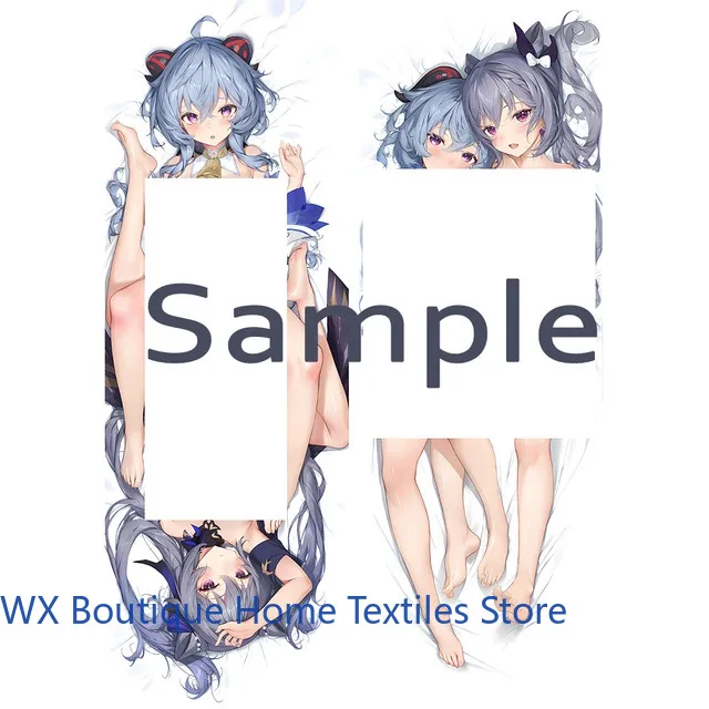 

Чехол Genshin Impact Ganyu Keqing Dakimakura, чехол для подушки отаку, чехол для подушки