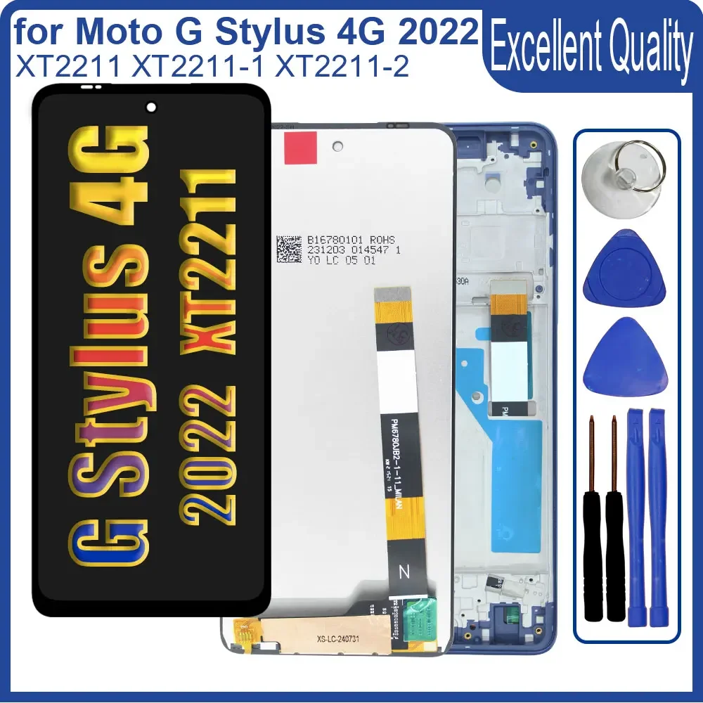 

LCD for Motorola Moto G Stylus 2022 XT2211 LCD Display Touch Screen Assembly Replacement for Moto XT2211-1 XT2211-2 Display