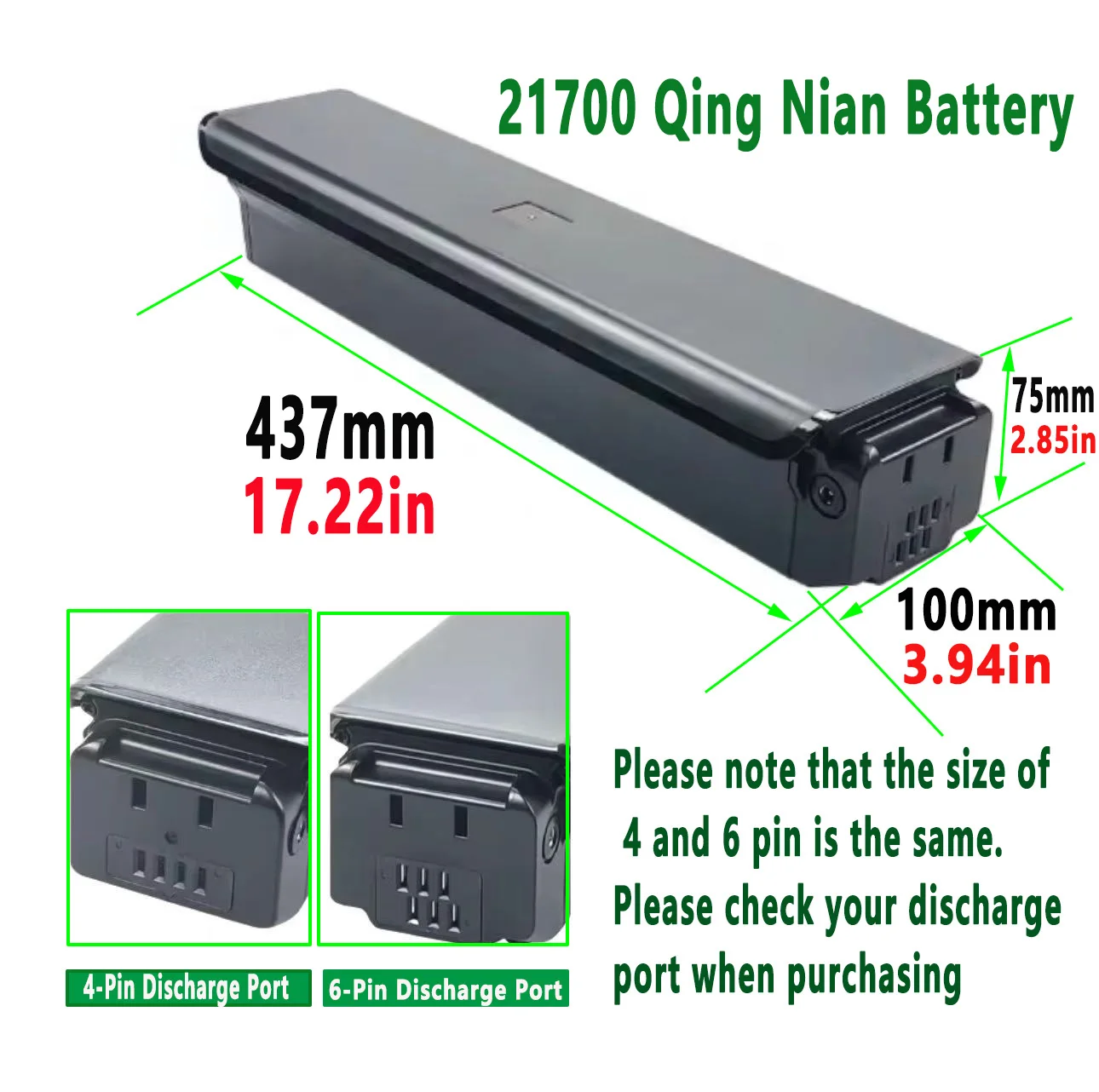 SYR-009 36V15Ah 20ah Electric bicycle battery 21700 lithium-ion battery pack 48V15Ah electric bicycle battery new youth