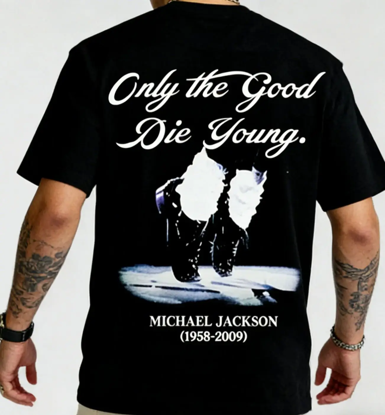 Michael Jackson MJ the King of Rock Retro Short Sleeve Men Women Summer Tshirt Kid Adults Children Parent Child Cotton T Shirt