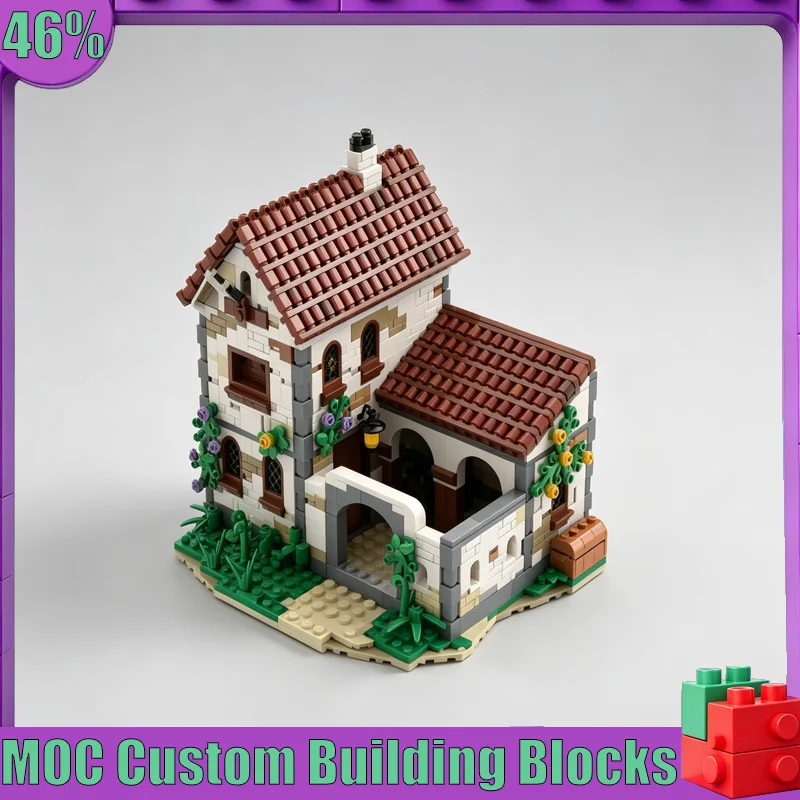 

1521 Parts MOC Empire Stable Building Model Custom Puzzle Architecture DIY Assembly Toy Creative Pirate Collection Display Gift