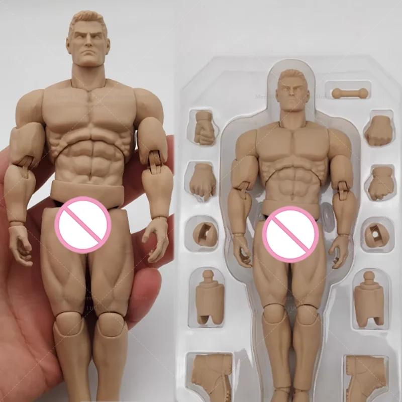 Na stanie GWToys G001 Model w skali 1/12 z realistycznym malowaniem, ruchome mięśnie, męskie ciało, pasuje do figurek akcji 6-calowych, kolekcja.