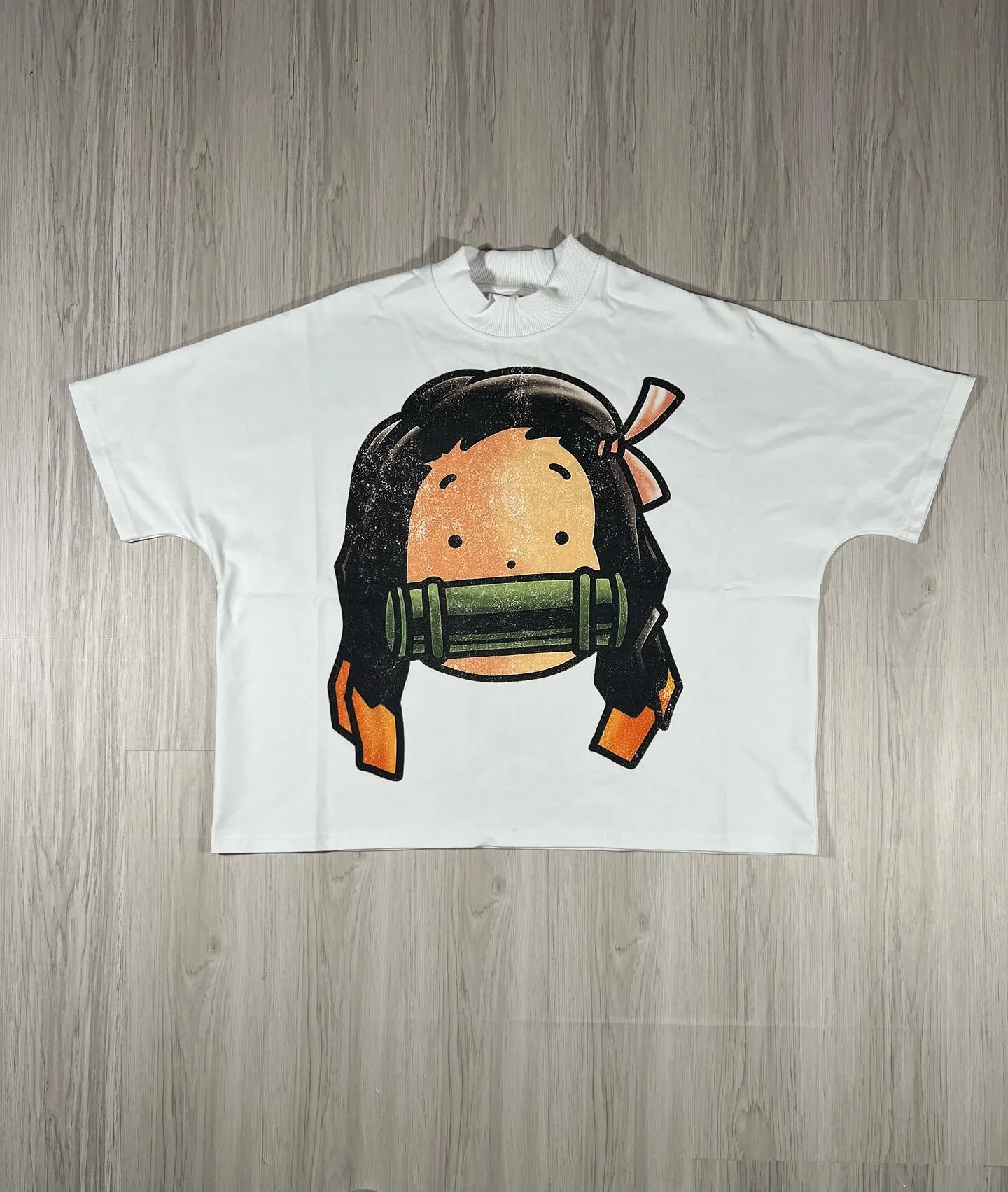

Y2k Harajuku Hip Hop Cartoon Cartoon avatar Printed Oversized T-Shirt Mens and Womens Retro Street Casual Short Sleeved Tops