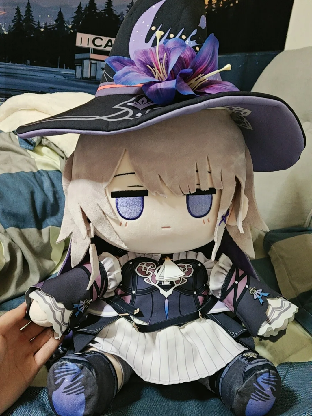 Free Ship Anime Cotton Doll for The Herta ヘルタ 헤르타 Honkai: Star Rail 40cm Sitting Posture cosplay