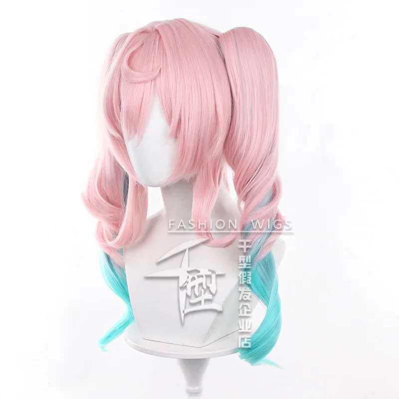 Feng Jin Cosplay Perucas Mulheres 50cm Jogo Honkai Star Rail Cosplay Peruca de cabelo sintético resistente ao calor + touca de peruca
