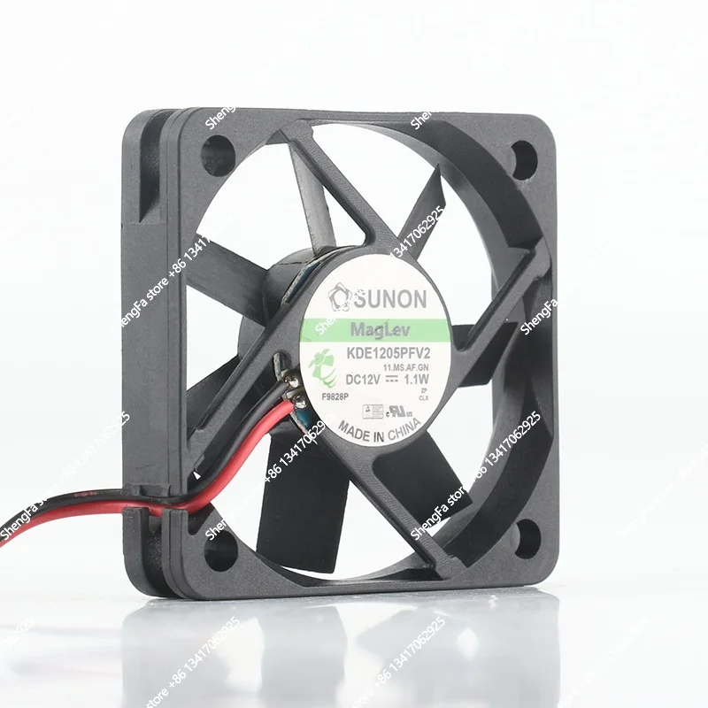 Cooling Fan Original Sunon 5V 24V 48V DC12V 1.1W 5010 5CM 2-wire Ultra-thin Maglev Switch Quiet KDE1205PFV2(AF)
