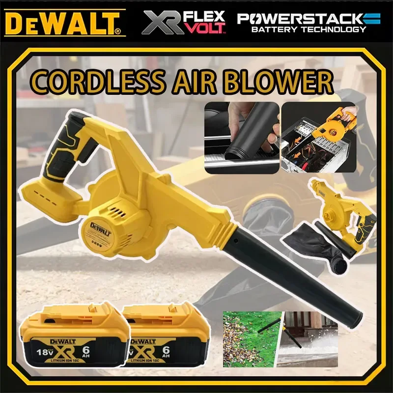

Беспроводной воздуходув-пылесос Dewalt 2-в-1, электрический пылесборник для компьютеров, воздуходувка для листьев, электроинструменты для аккумулятора 18В