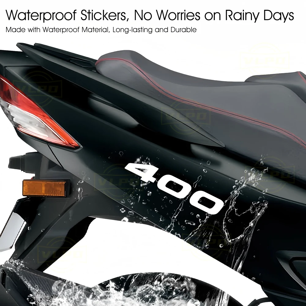 สติ๊กเกอร์รถจักรยานยนต์กันน้ําสําหรับ Suzuki Burgman 400 สติกเกอร์ Burgman400 AN400 400 อุปกรณ์เสริม 2007 2008 2017 2010-2026