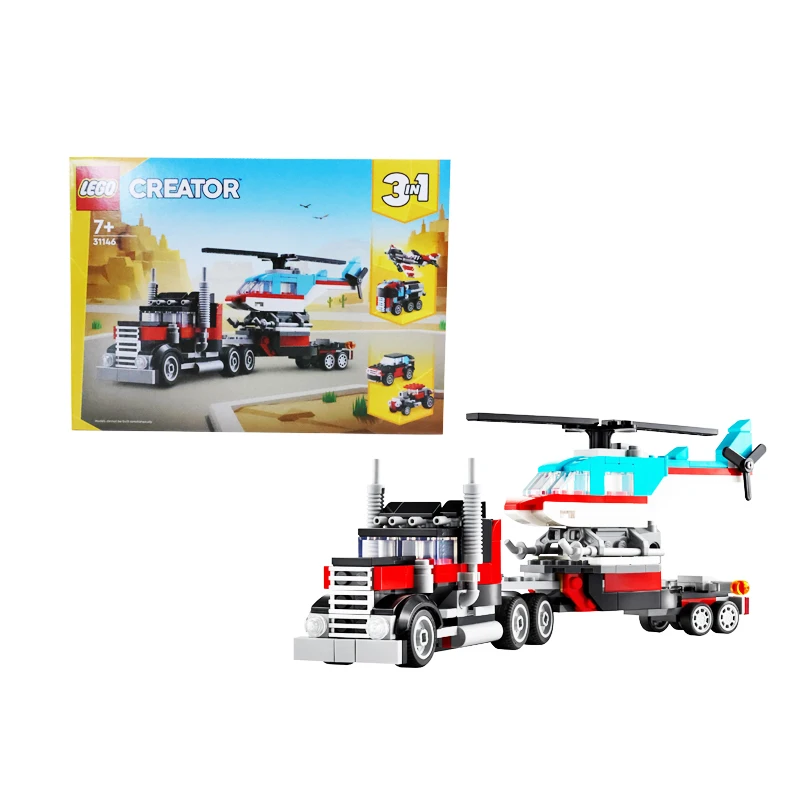 LEGO 31146 Creator 3-in-1: Trzy w jednym – jak zbudować ciężarówkę, helikopter i hot rod z jednego zestawu?