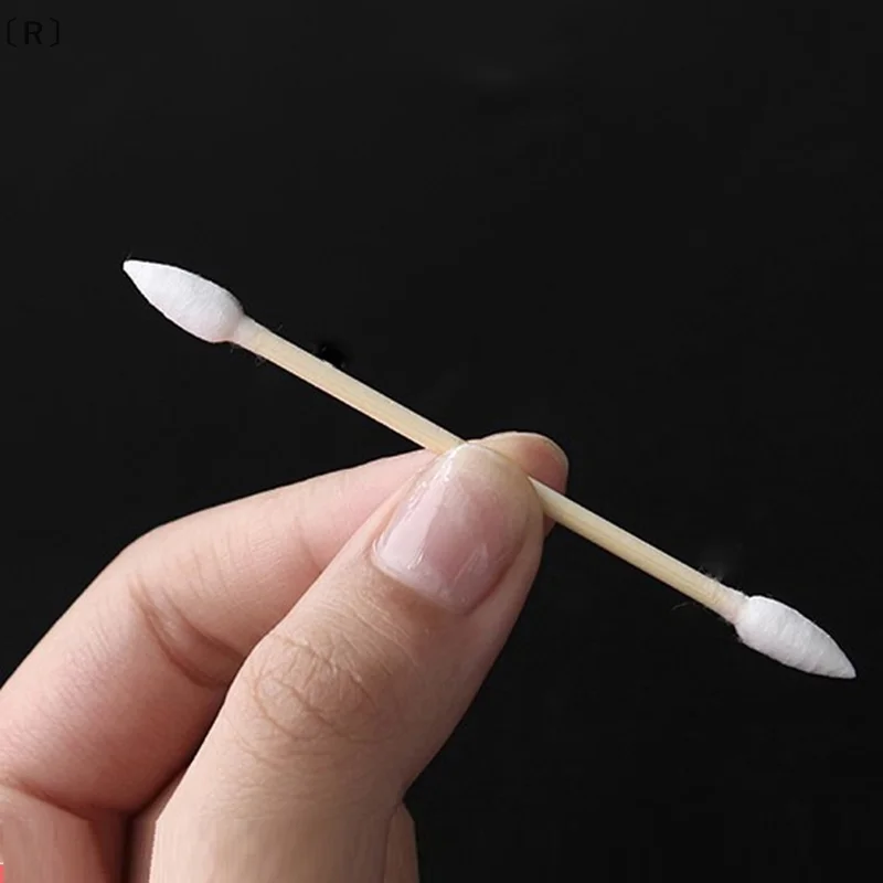 〔R〕50Pcs Dust Free Disposable Cleaning Swab Cotton For Earphone Headphone Keyboard Phone Charge Port Cleaner